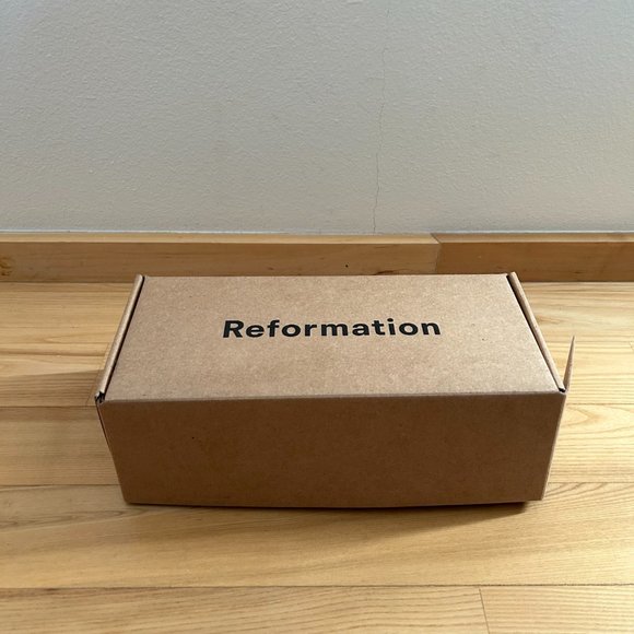 Reformation Gina High Heel Ruched Sandal in Black - Picture 12 of 12